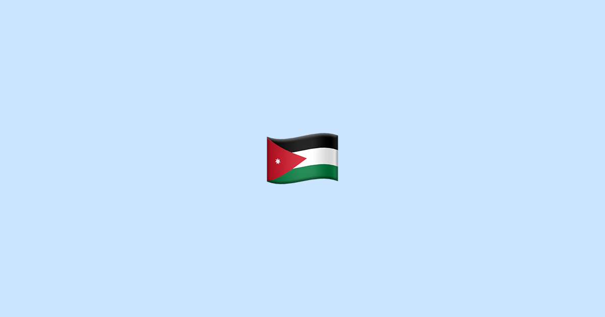 🇯🇴 vlag Jordanië Emoji Betekenis