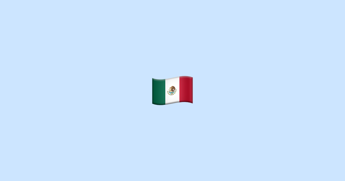 🇲🇽 drapeau Mexique Emoji Signification