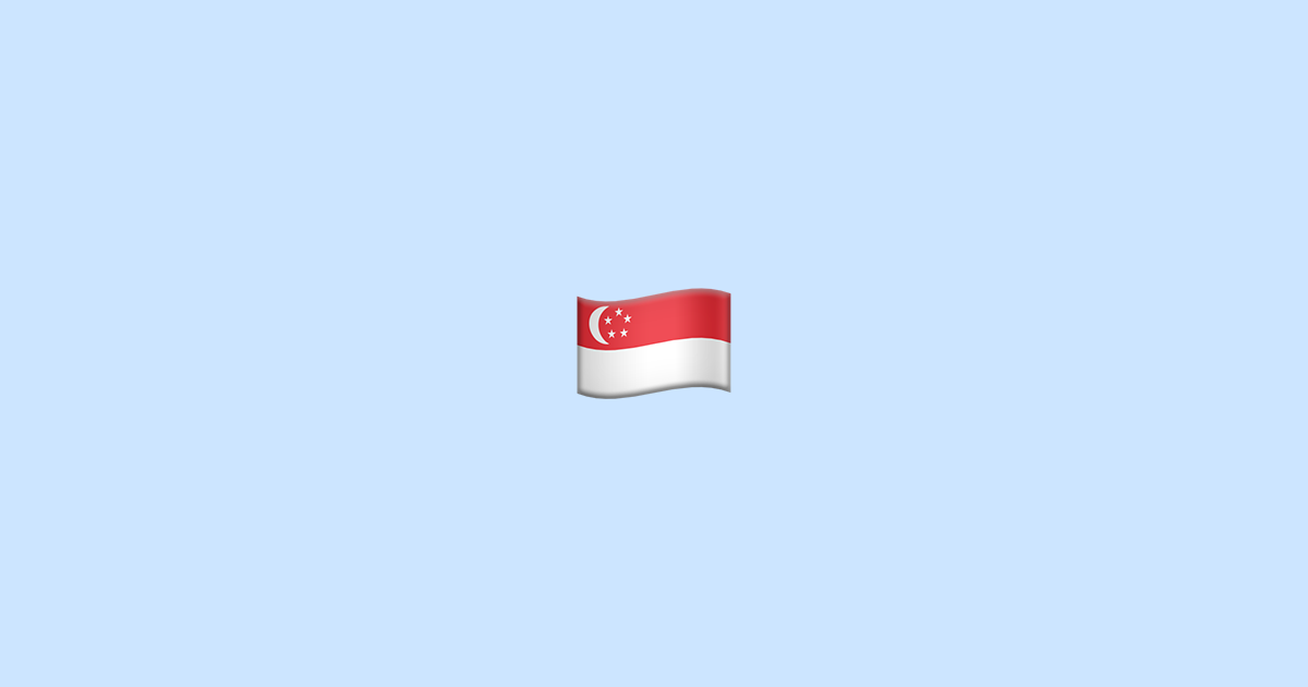 🇸🇬 flag Singapore  Emoji Betydning