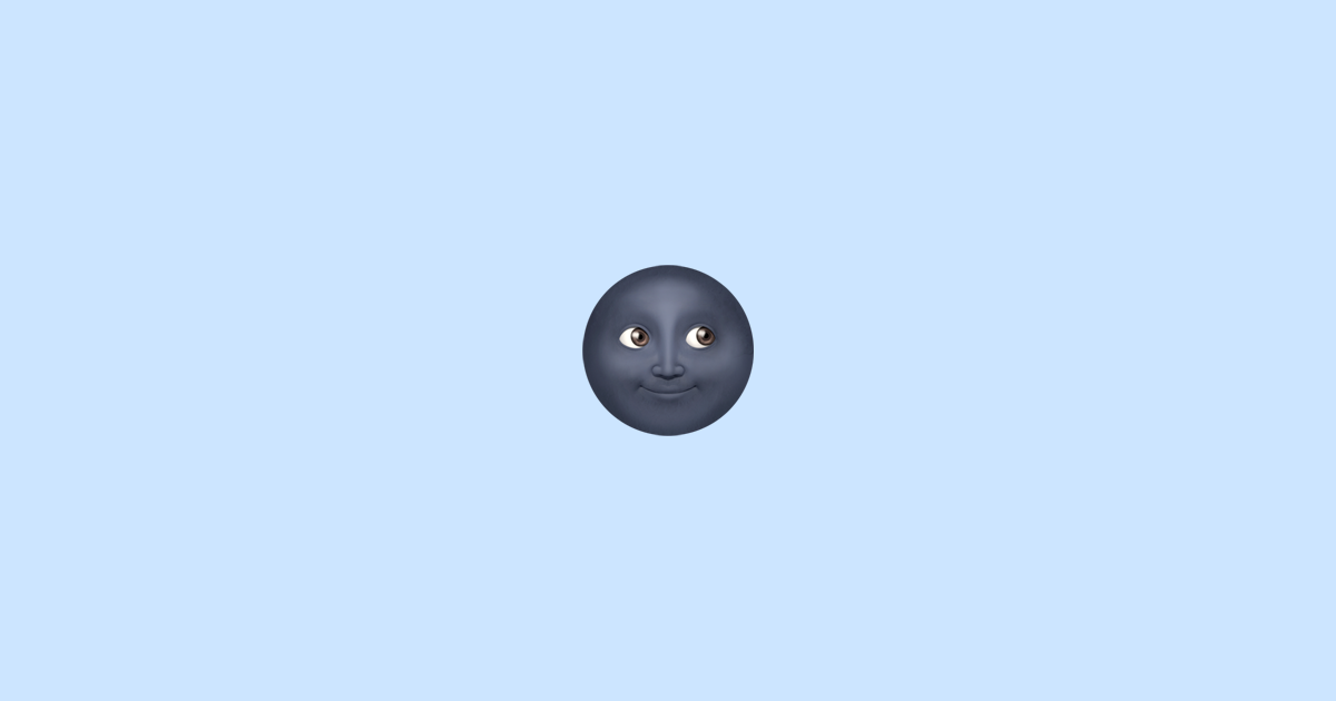 🌚 New Moon Face Emoji Meaning