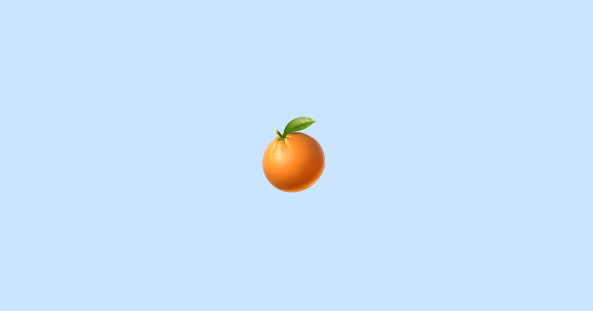 🍊 Tangerine Emoji Meaning