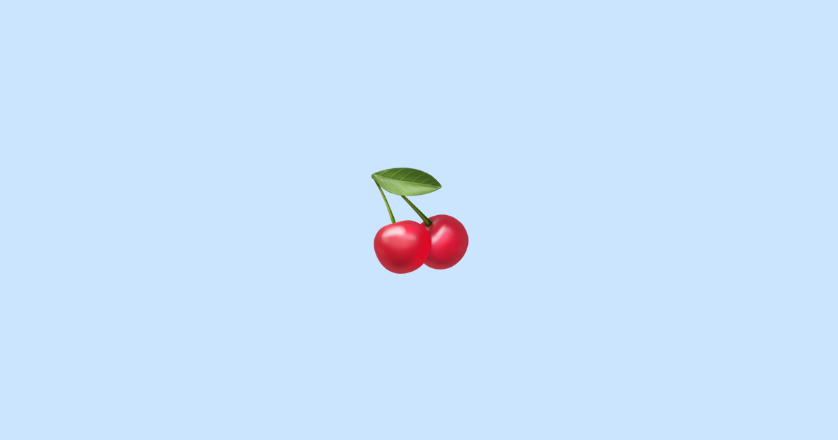 Emoji cherry mean does what What Does
