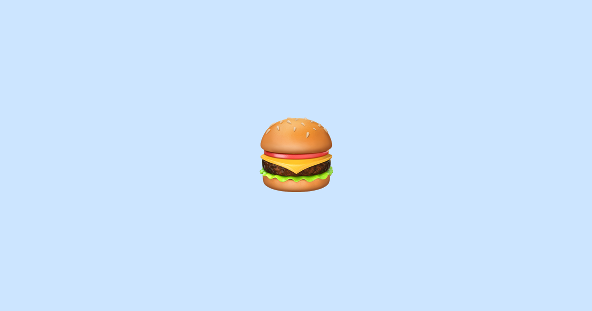 Hamburger π Emoji Meaning + Copy & Paste