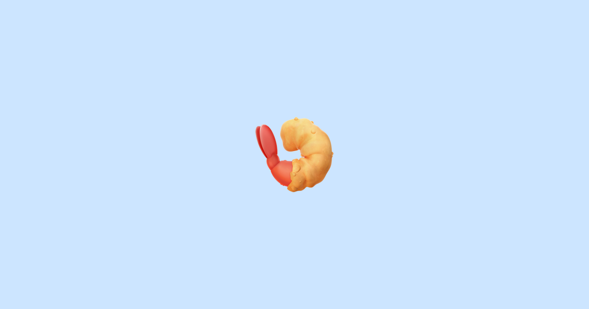 🍤 Fried Shrimp - Emoji Meaning
