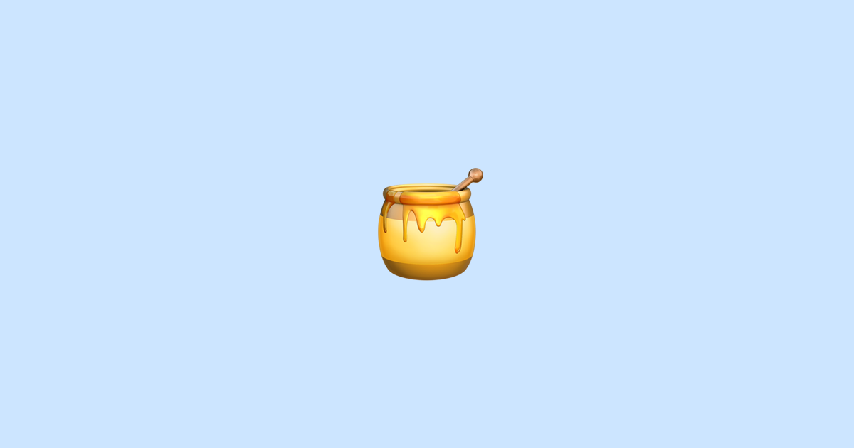 🍯 pot de miel Emoji Signification