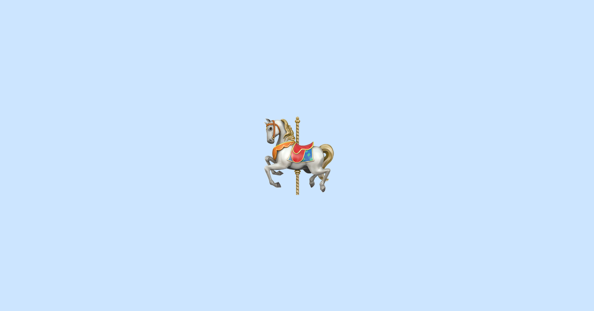 π carousel horse - Emoji Meaning