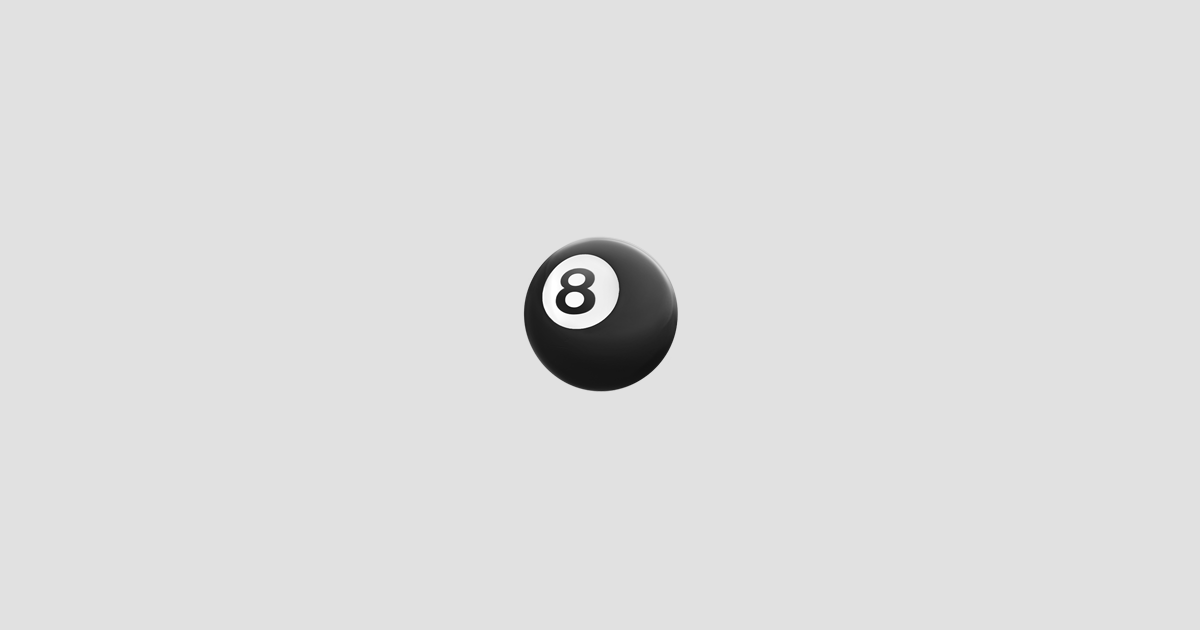 🎱 Pool 8 Ball Emoji Meaning