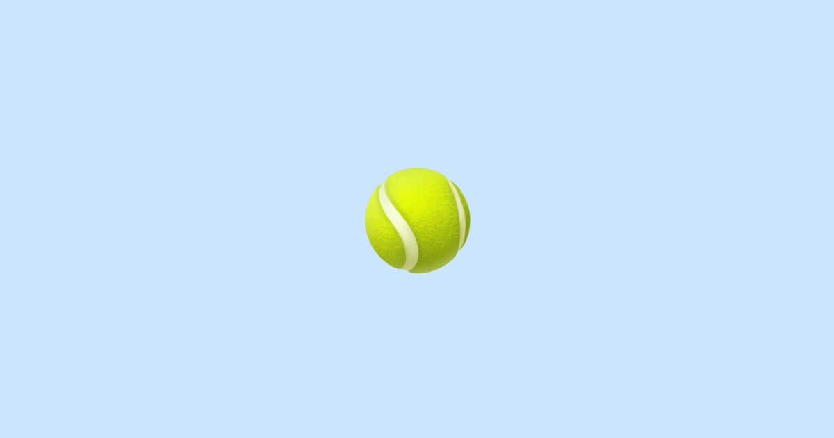 🎾 Tennis Emoji Meaning