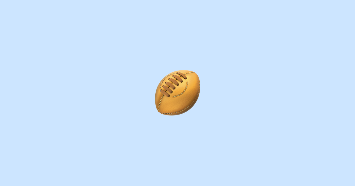 🏉 Rugby Football Emoji Meaning