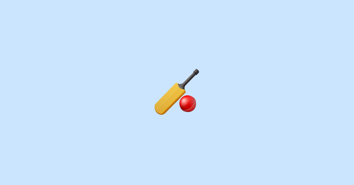 🏏 Cricket Game Emoji Meaning
