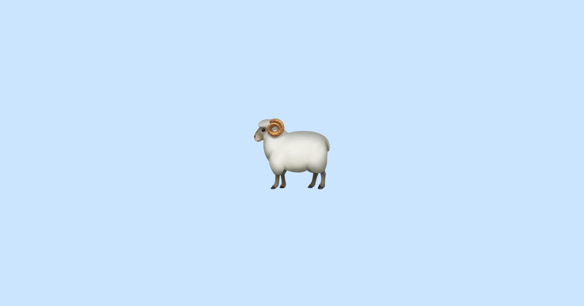 Ram π Emoji Meaning + Copy & Paste