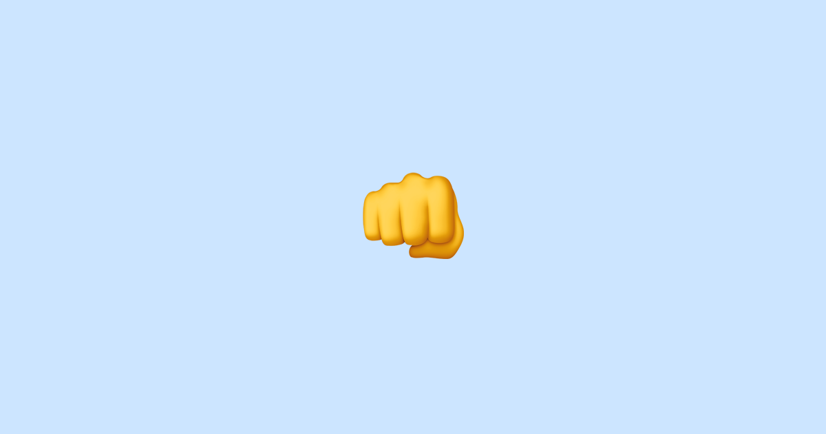 oncoming fist emoji meaning