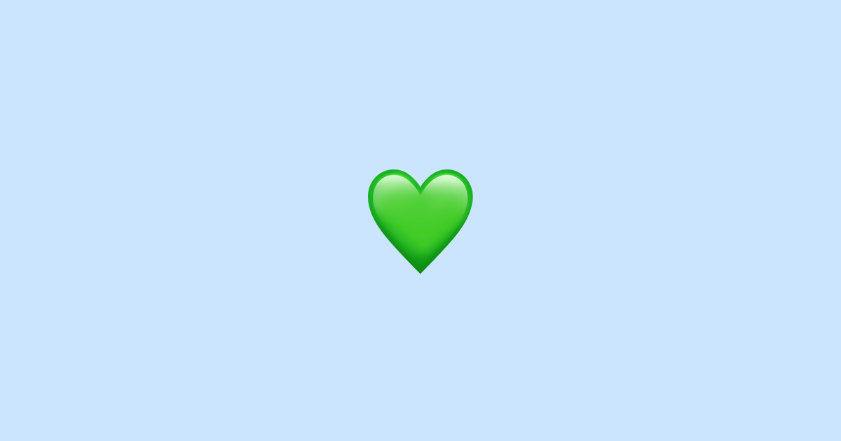 Herz whatsapp grünes bedeutung Herzensangelegenheiten