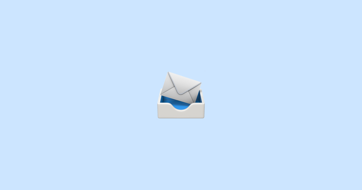  incoming envelope emoji meaning