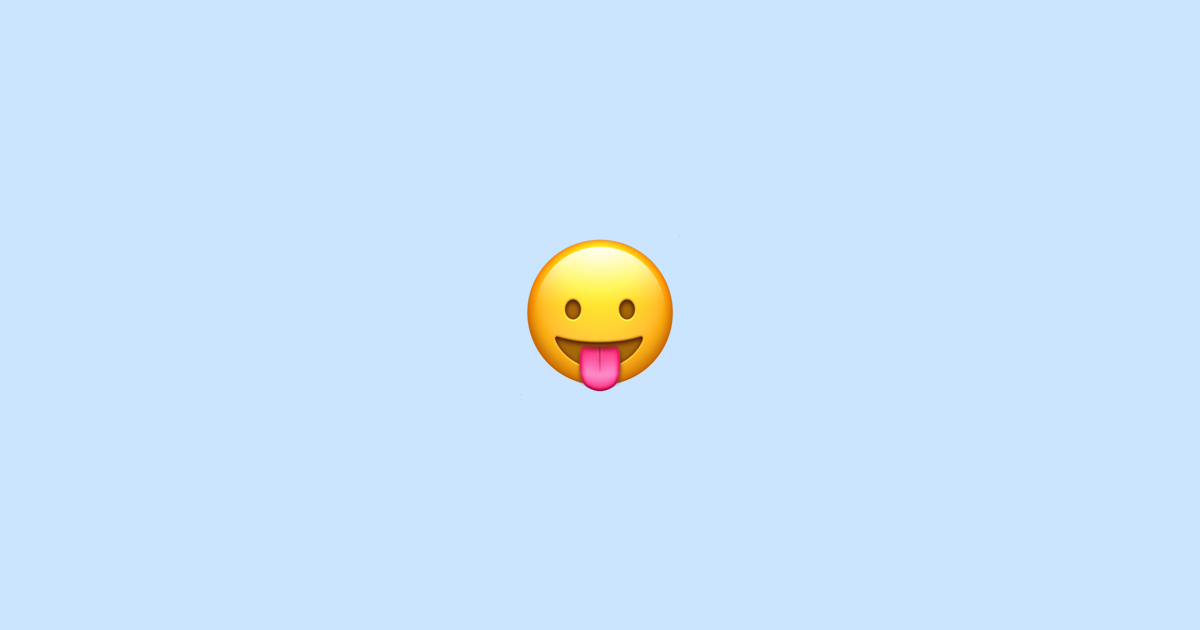 Tong emoji betekenis