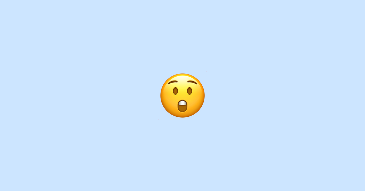 😲 față uimită - Emoji Înțeles