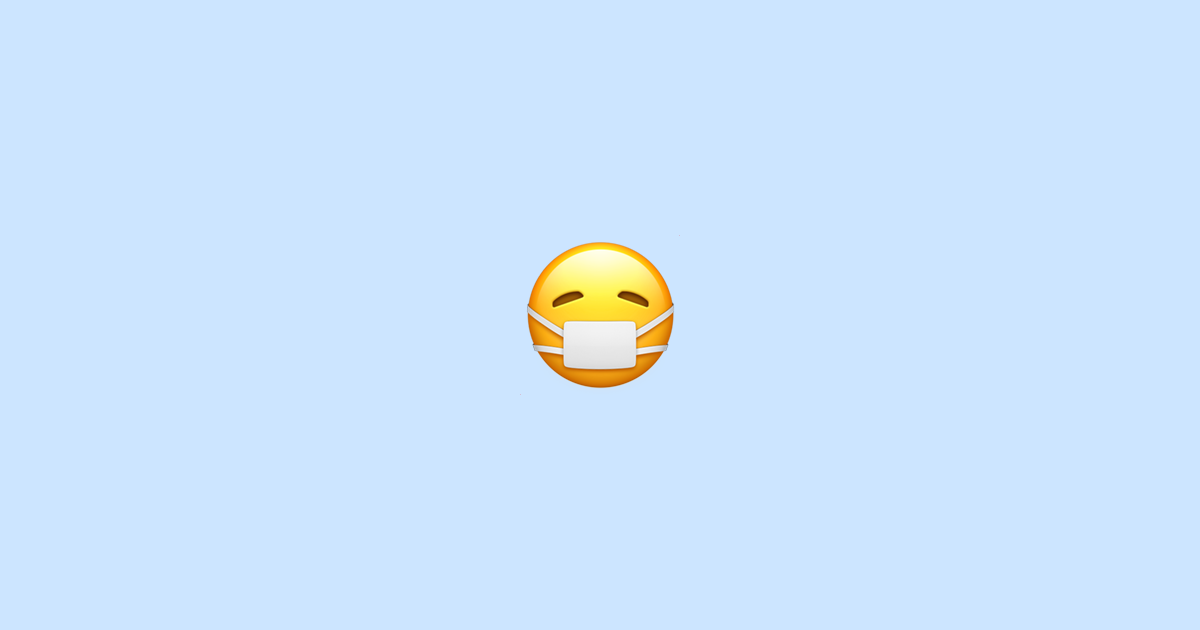 Face With Medical Mask ๐ท Emoji Meaning + Copy & Paste