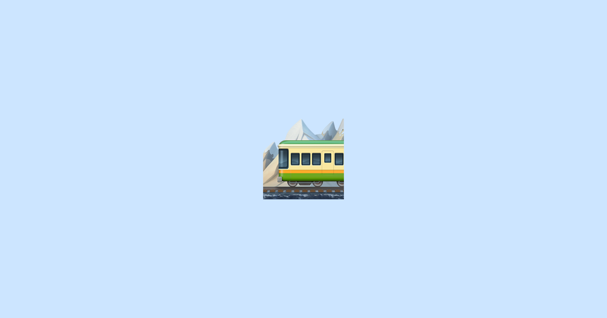 Mountain Railway π Emoji Meaning + Copy & Paste