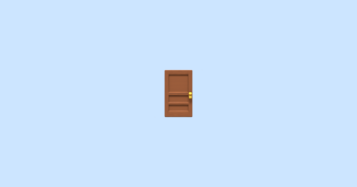 🚪 Door Emoji Meaning