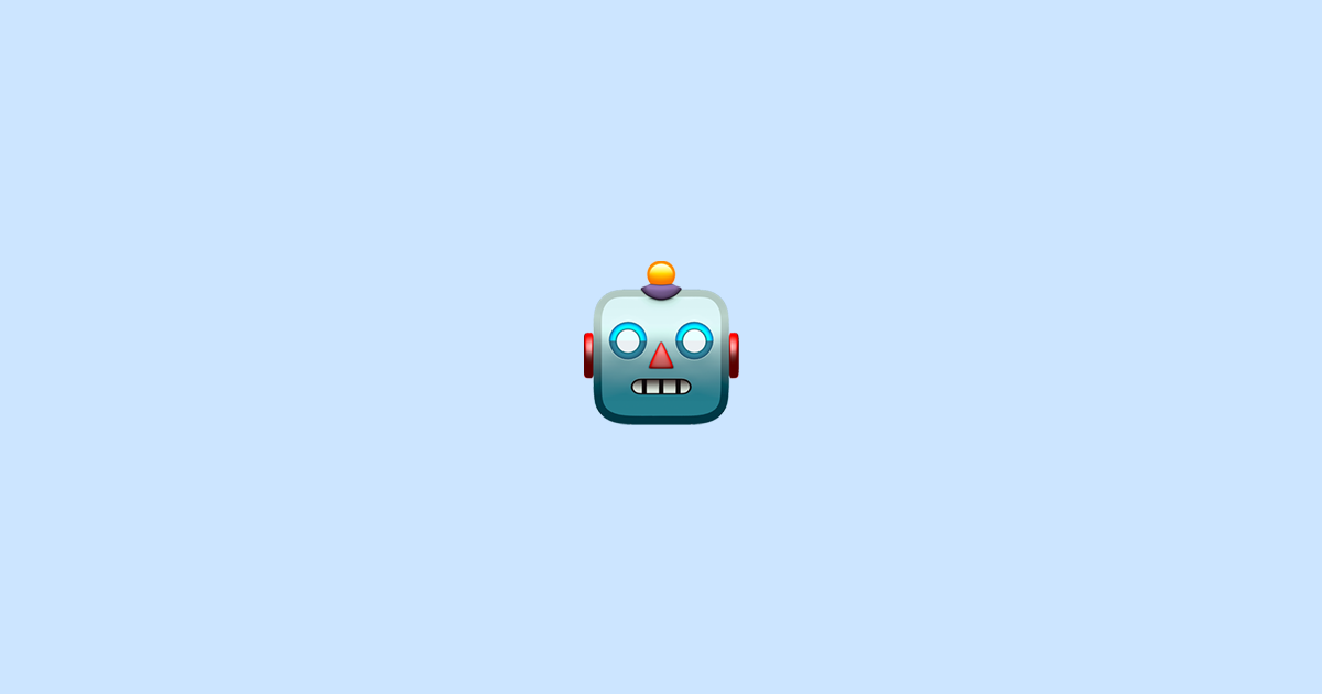 🤖 Robot Face Emoji Meaning