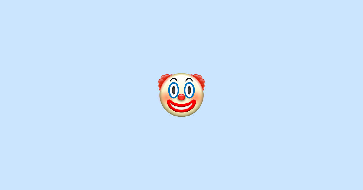 🤡 Clown Face Emoji Meaning