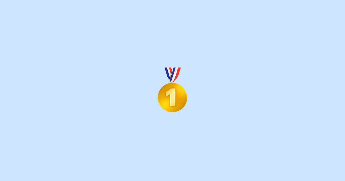 1st Place Medal Emoji Meaning
