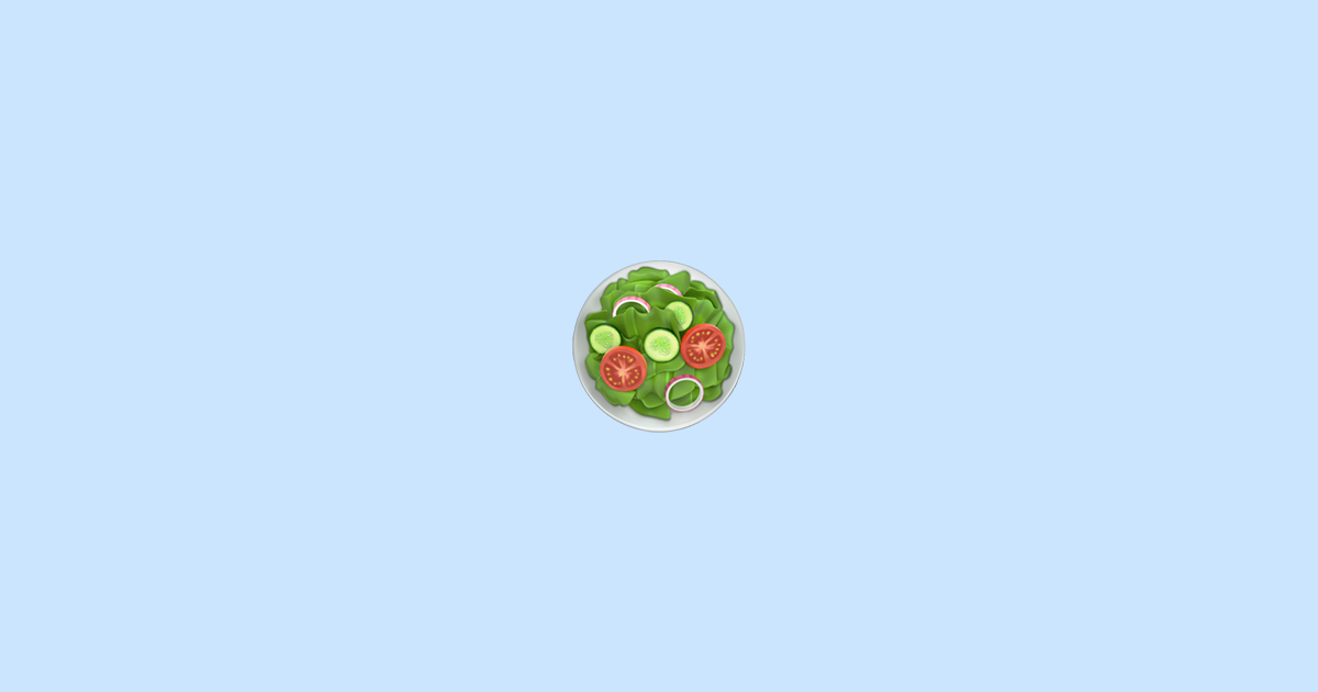 🥗 Green Salad Emoji Meaning