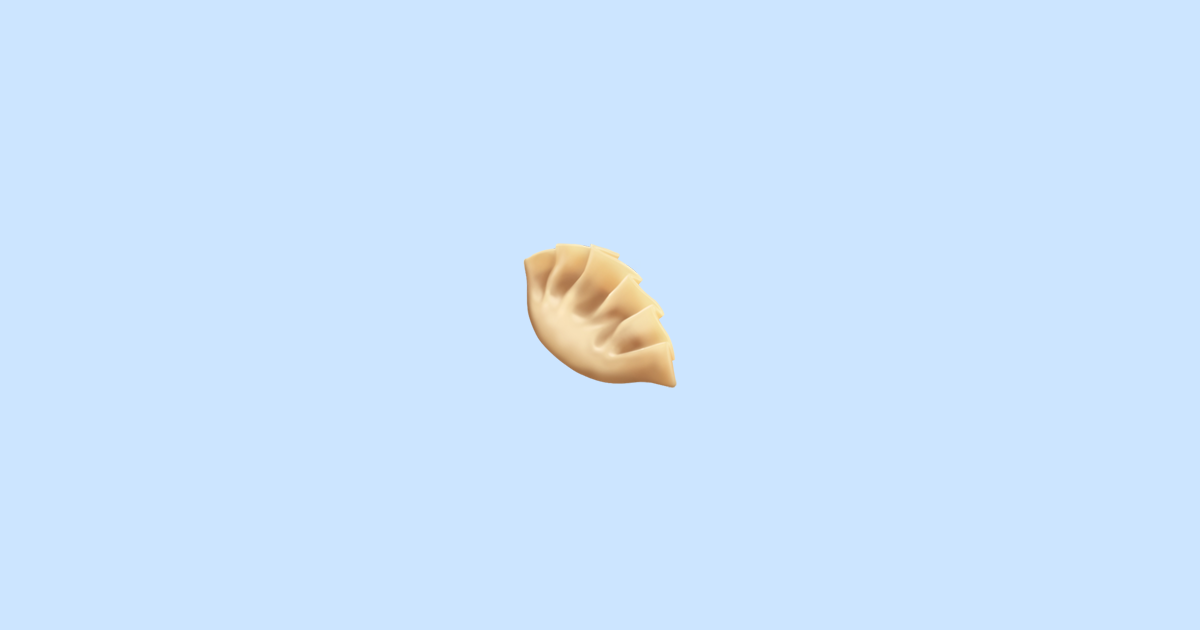 🥟 dumpling Emoji Betydelse