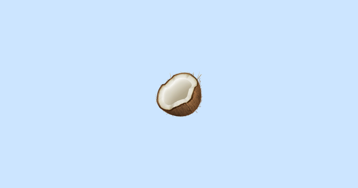  Noix De Coco Emoji Signification