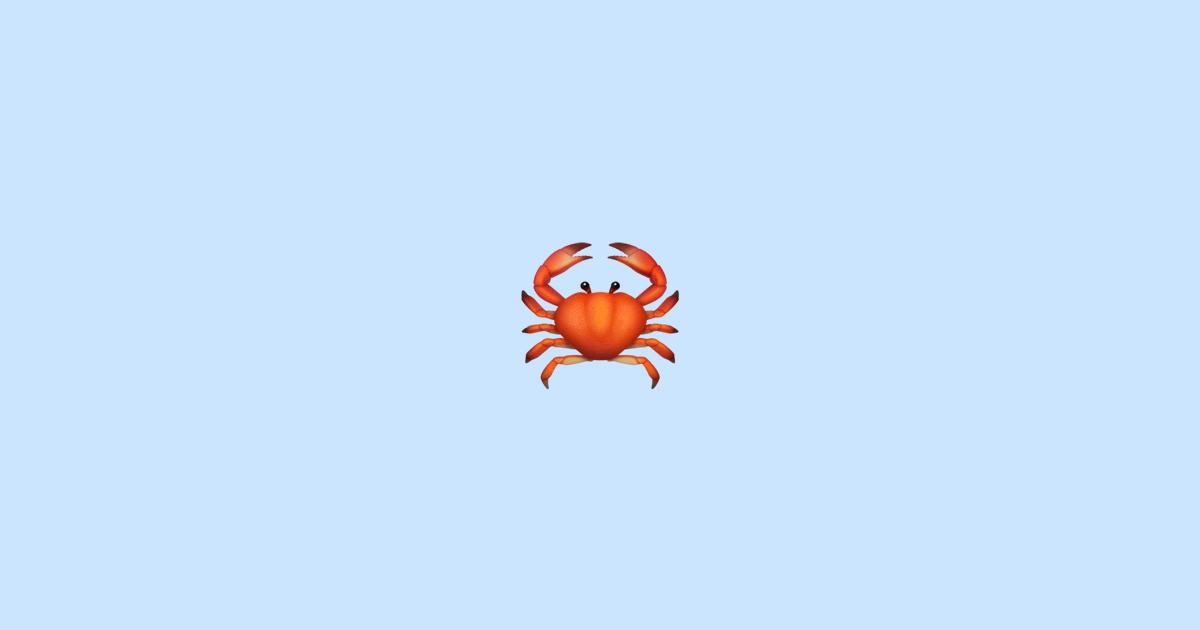 🦀 Krebs Emoji Bedeutung