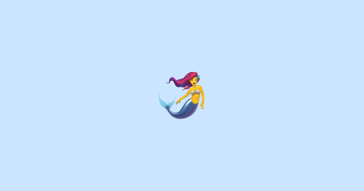 Mermaid 🧜‍♀️ Emoji Meaning + Copy & Paste