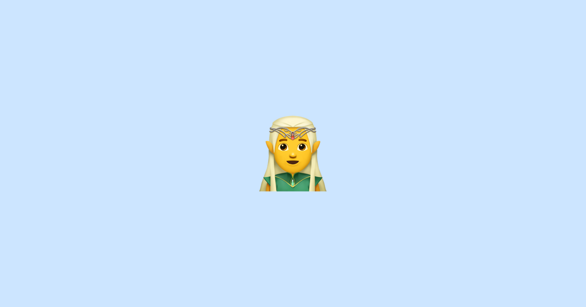 Man Elf 🧝♂️ Emoji Meaning + Copy & Paste