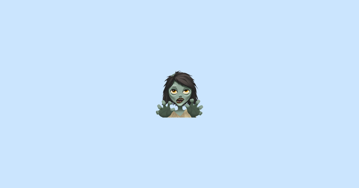 Woman Zombie π§ββοΈ Emoji Meaning + Copy & Paste