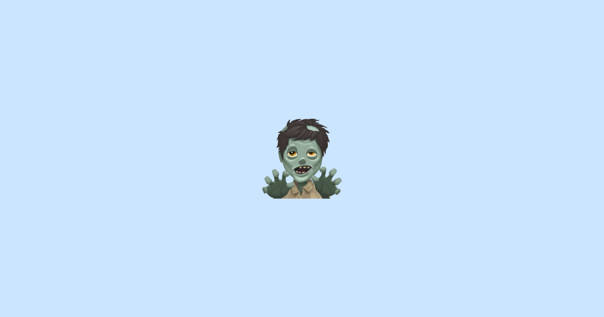 Man Zombie π§ββοΈ Emoji Meaning + Copy & Paste