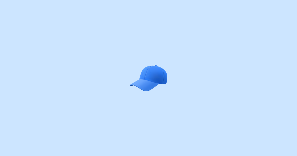 🧢 Billed Cap Emoji Meaning