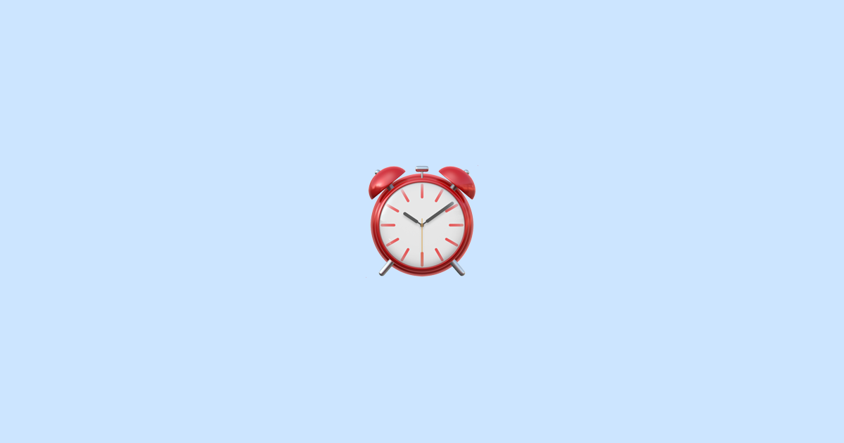 Alarm Clock ⏰ Emoji Meaning + Copy & Paste