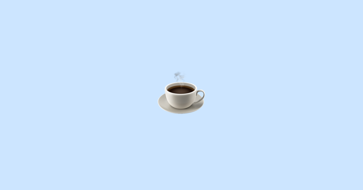 ☕ Hot Beverage Emoji Meaning