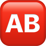 Ab Button (Blood Type) (Symbols - Arts & Crafts)