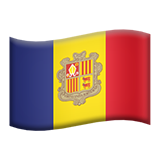 flag: Andorra (Flag - Land-Flag)