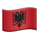 zászló: Albánia (ZÃ¡szlÃ³k - OrszÃ¡g-Flag)