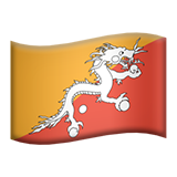 bandiera: Bhutan (bandiere - Country-Flag)