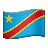 drapeau : Congo-Kinshasa (Drapeaux - Drapeau du pays)