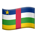 bandeira: República Centro-Africana (Bandeiras - Bandeira do paÃ­s)