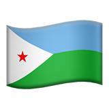 bandeira: Djibuti (Bandeiras - Bandeira do paÃ­s)