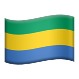 flagga: Gabon (flaggor - Land-Flag)