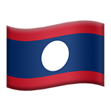 flag: Laos (Flag - Land-Flag)