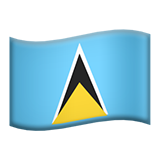 Flagge: St. Lucia (Flaggen - LÃ¤nderflagge)