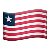 vlag: Liberia (vlaggen - Land vlag)