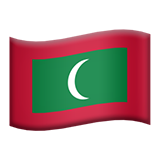 drapeau : Maldives (Drapeaux - Drapeau du pays)