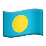 vlag: Palau (vlaggen - Land vlag)